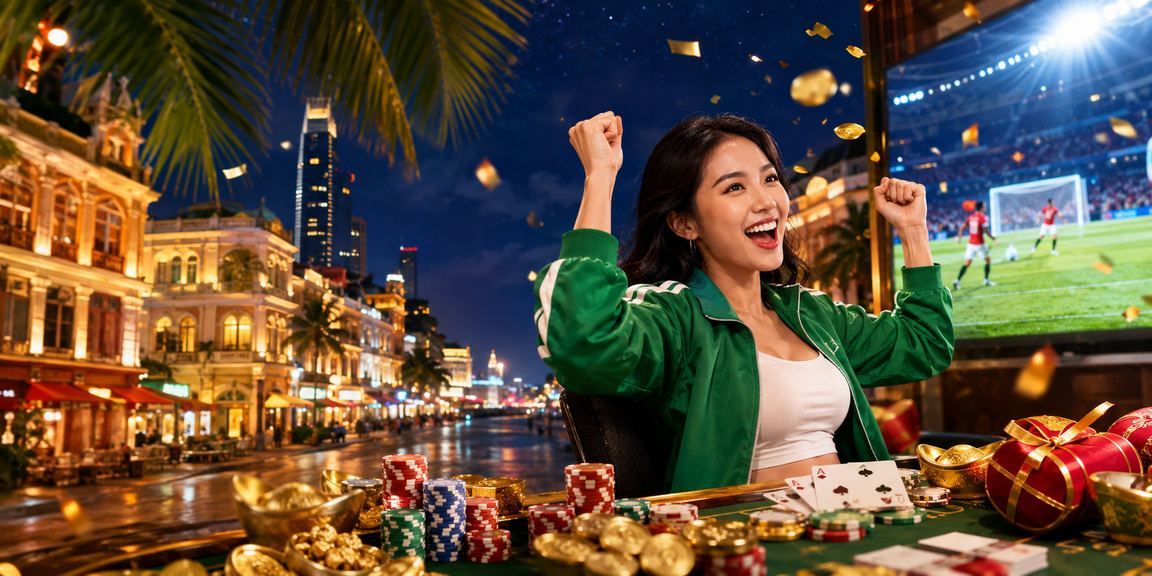 Người chơi card game trong không khí lễ hội Tết tại Hồ Chí Minh